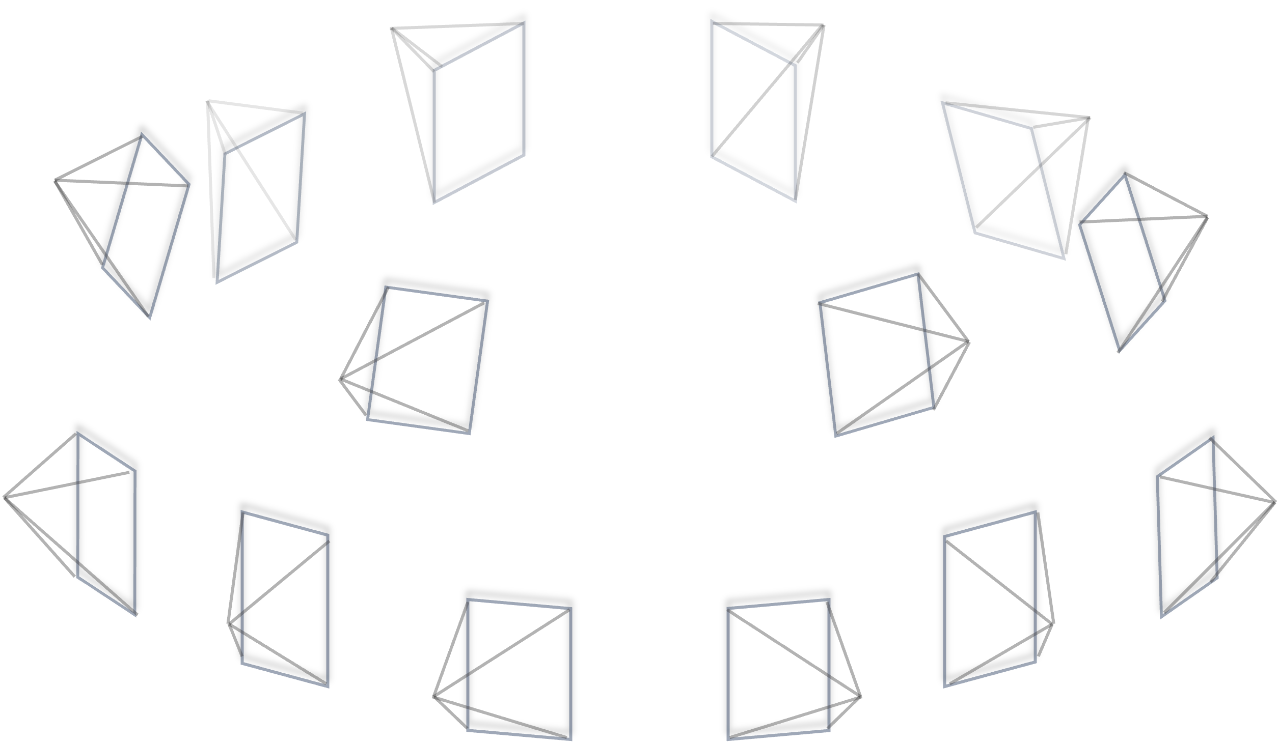 Figure 7: SMPLX++ 模板重建流程——从多视角重建到自动蒙皮再到 T-pose 标准化