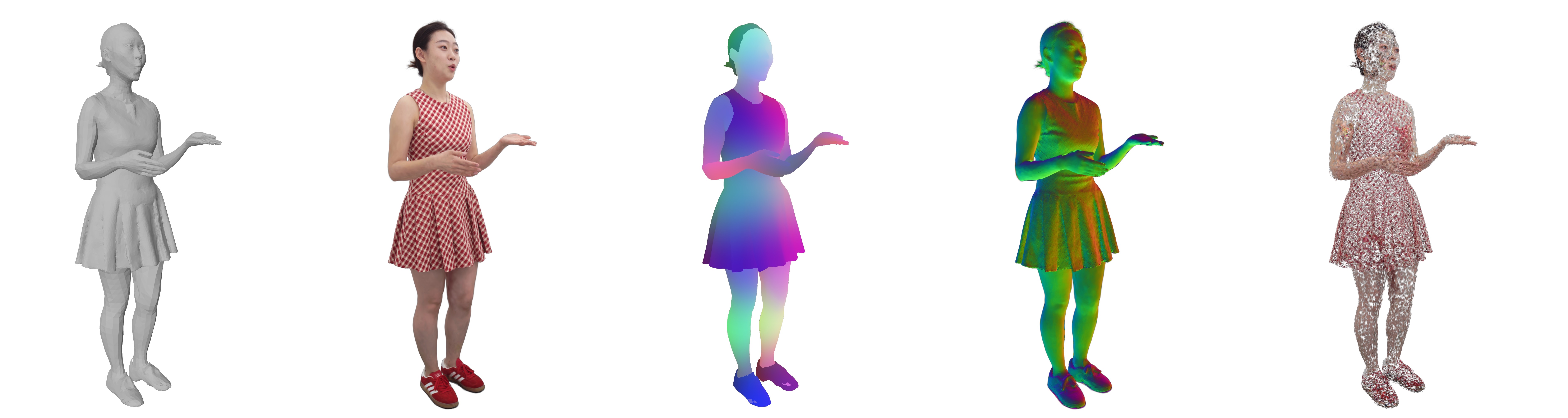 Figure 2: TaoAvatar 方法整体流程——从穿衣 SMPLX++ 模板重建，到教师网络训练，再到学生网络蒸馏