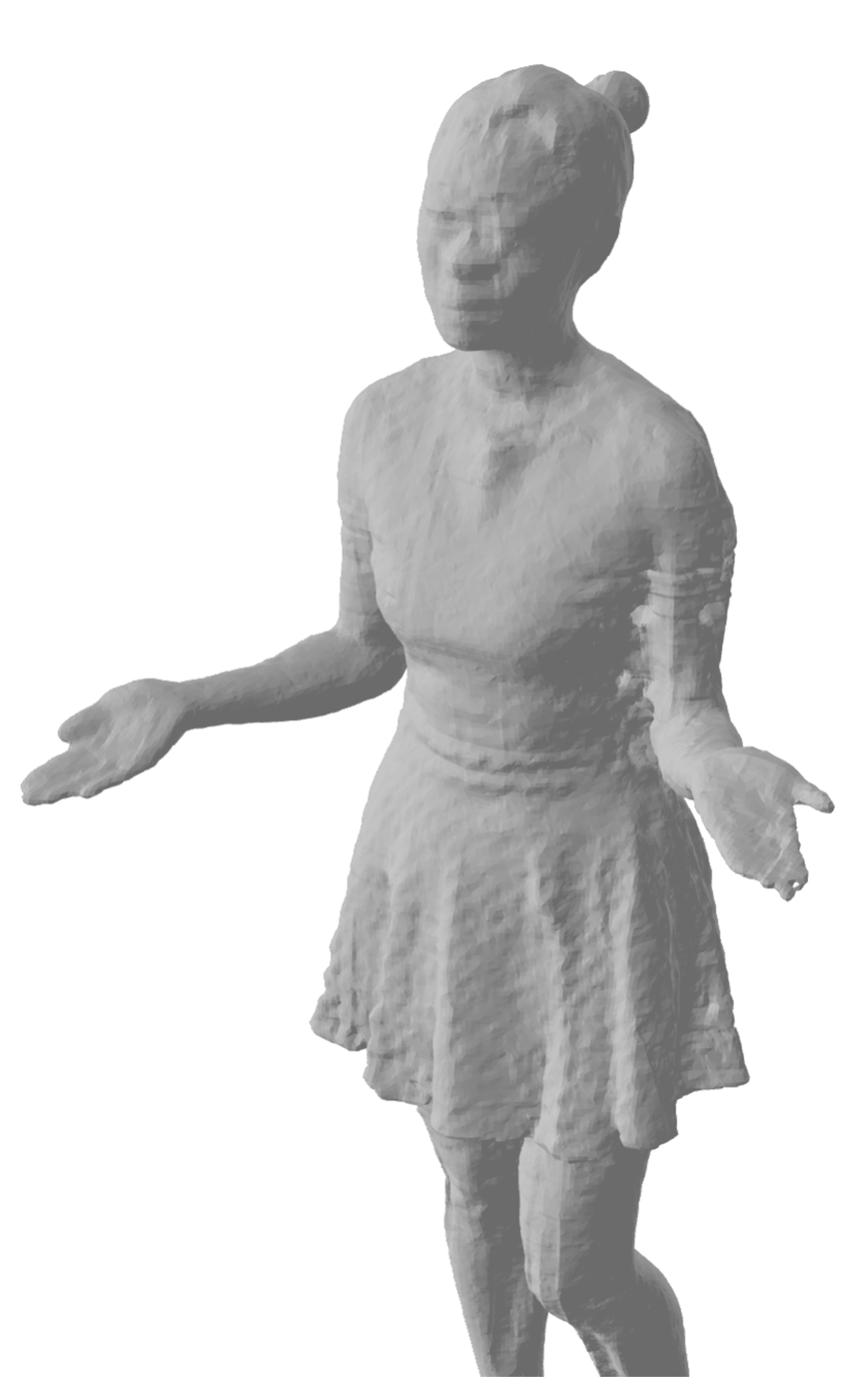 Figure 5: 新姿态和表情动画——TaoAvatar 可由同一骨架和表情参数驱动不同角色